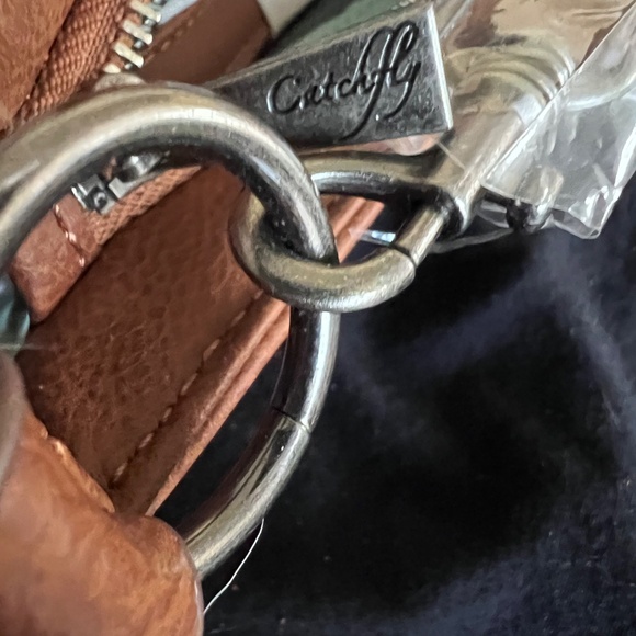 Catchfly Studio Hair On Hide Clutch Tassel Accent Wristlet Color Variety - Picture 7 of 8